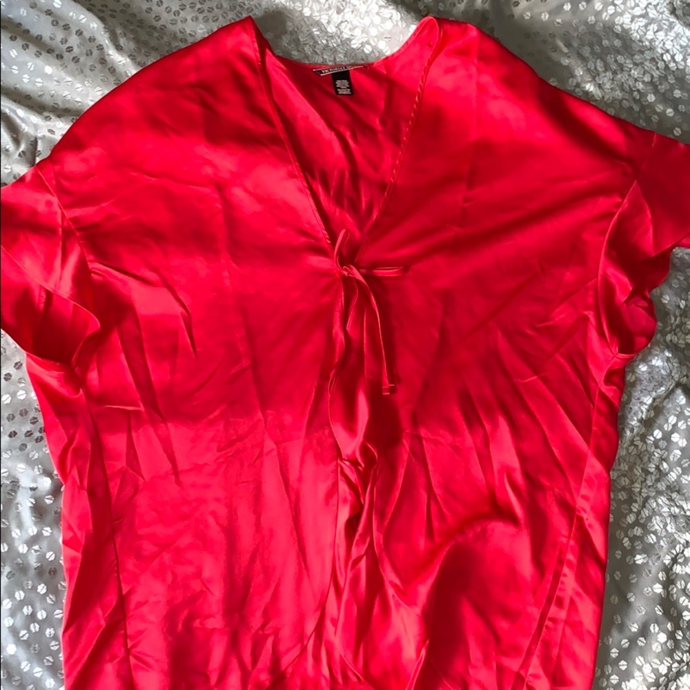 Red Satin Robe